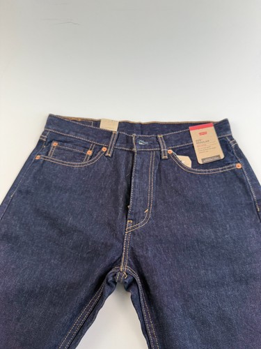 Levi's Men 505 Regular Fit Straight Leg Zip Fly Jeans 32x34 Blue NWT - Picture 6 of 16