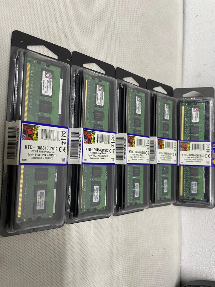 KINGSTON KTD-DM8400/512 DDR 2 512 MB 400MHz PC3200 1Rx4 Computer Memory RAM DELL - Image 4 of 4