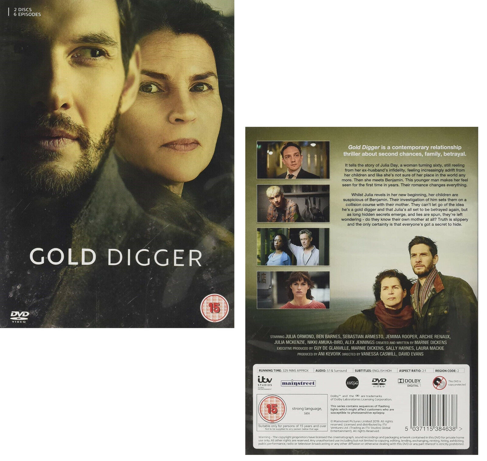 GOLD DIGGER (2019): BBC TV Drama Season MiniSeries - NEW Eu Rg2 DVD not US