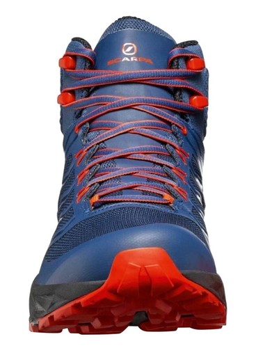 NEW Scarpa Rush Mid GTX Hiking Boots Shoes Blue Fiesta 63130-200SHCM Mens 10.5 - Picture 6 of 10