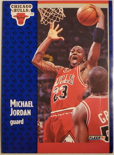 Michael Jordan 1991-92 Fleer #29 7th Year Chicago Bulls Greatest Of All Time