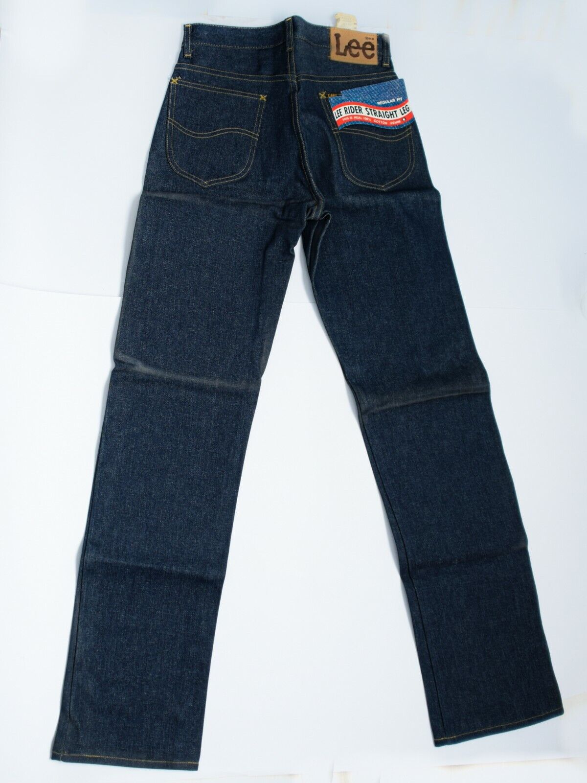 70s NEVER WORN Vintage LEE Riders Straight Leg Je… - image 6