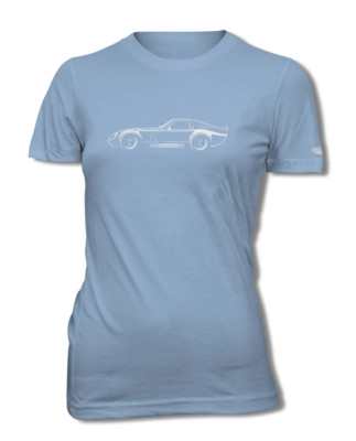 1964 Daytona Coupe Art of Light T-Shirt - Women - American Classic Car