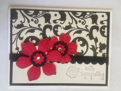 Beautiful bunch birthday sympathy card kit of 6 made w/ Stampin' Up!
