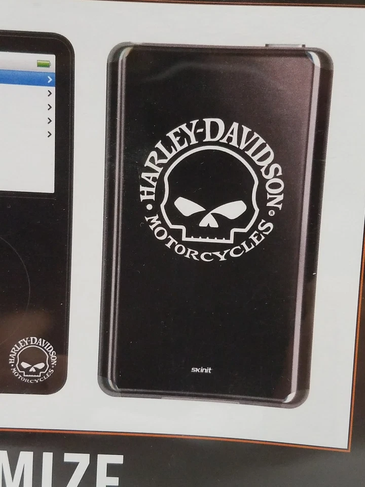 #430 Nuevo con etiquetas Harley-Davidson revestimiento de vinilo para Apple iPod 5G 30 GB, Skinit.com Foto 2 de 3