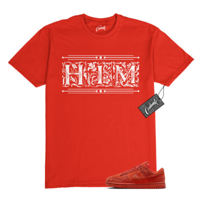 Dunk Valley of Fire Picante Red Dragon Red T Shirt to Match HIM