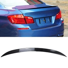 Rear Trunk Spoiler Wing For BMW 5 Series F10 2011-2017 M5 Carbon Fiber Look