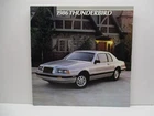 1986 Ford Thunderbird  Dealer Car Brochure Parts Gas Oil Sign Engine Vintage V8
