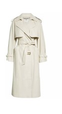 Ted Baker Millie White/cream Trenchcoat Uk 8