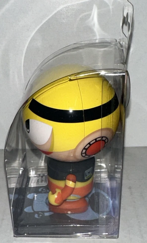 Mega Man Stage 1 Guts Man Capcom Limited Edition Bobble Budds Bobblehead Figure - Image 2 of 4