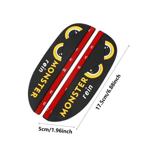 2X Board Eyebrow Guard Carbon Fiber Sun Visor For Cute Car Side Rear View Mirror - Picture 5 of 7