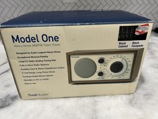 Model One Am/fm Modern Table Radio Tivoli Audio M1bbs Black Silver