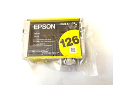 Genuine Epson 126 Yellow Ink WF3520 WF3540 WF7010 WF7510 WF7520 - SEALED