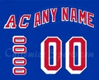 New York Rangers Customized Number Kit For 2017-2025 Home Uniform