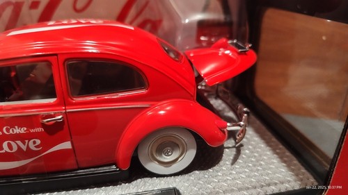 2024 M2 MACCHINE COCA-COLA SCALA 1:24 1952 VW BEETLE DELUXE MODEL - Foto 4 di 15