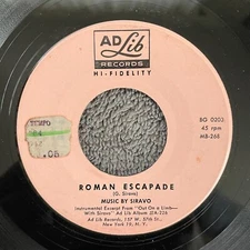 MUSIC BY SIRAVO Ad Lib BG 0203 45rpm (Pop, Classical, Light Music, 1962, Video)