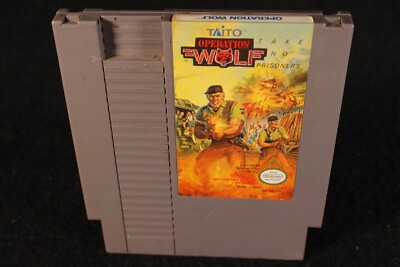 Nintendo Operation Wolf NES vintage original classic video game cartridge 1989