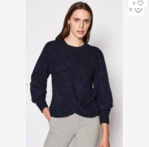 Joie Sweaters Joie Blue Metallic Stavan 