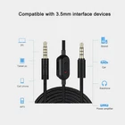 1 x 3.5mm Audio Cable for Logitech G Pro X G433 G233 Gaming Headset Inline Mute