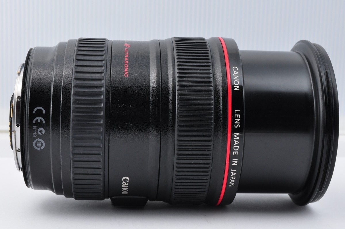 #EB12 Canon EF 24-105mm F4L IS USM　美品 NEAR MINT Canon EF 24-105mm f/4 L IS USM Lens w/ Hood from