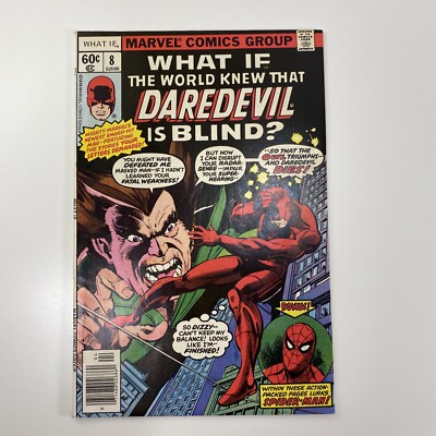 What If #8 The World Knew That Daredevil Is Blind? April 1978 Marvel Comics