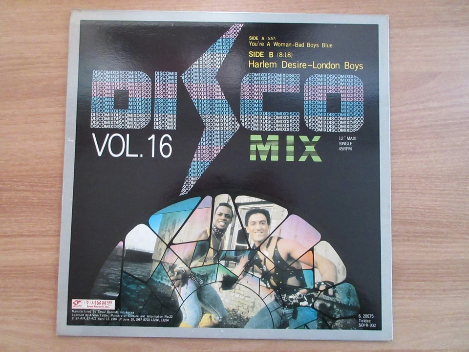 Bad Boys Blue / London Boys Single Rare Korea Orig LP 1987 ITALO DISCO INSERT Foto 3 de 4