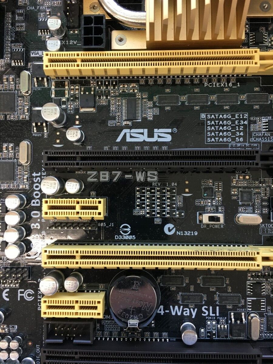 ASUS Z87-WS Motherboard Intel Z87 LGA1150 DDR3 w/ Intel Core i7-4770K