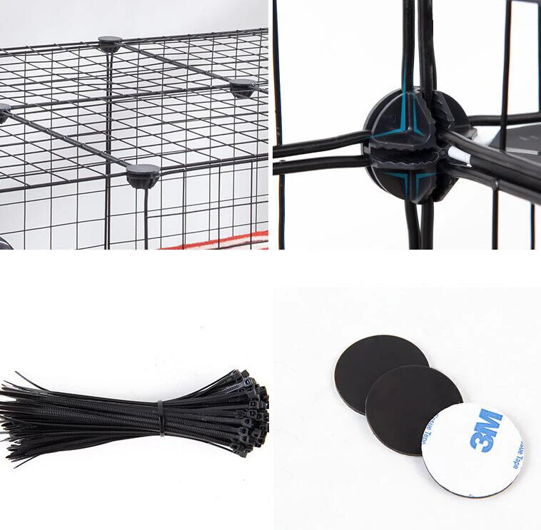 3层大号折叠可折叠宠物猫丝笼室内室外游戏睡眠 — 第 4/4 张图片