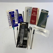 Cross Waterman Pen Refill Lot Multicolor Archival Ink Black Blue