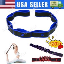 Fitness Resistance Band for Stretching and Yoga, 8 Loops Elastic Exercise Bands