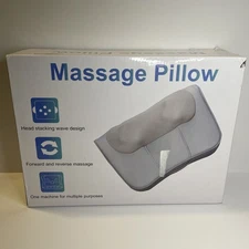 Massage Pillow for Back, Shoulders, Neck Deep Tissue Massager with Heat