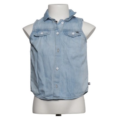 Hampton Bays, Top, Größe: 110, Blau, Baumwolle, Einfarbig, Denim #Fzr