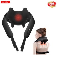 Shiatsu Neck Massager for Pain Relief Deep Tissue, Cordless Shoulder and Back...