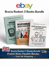  Bracia Rodzen 3 Books Set Polish Keto Health Bundle – Fast UK Shipping New