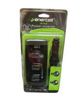 Enercell Car Portable 150 Watt 12V Car Plug In Inverter w/ USB & 3 Outlets