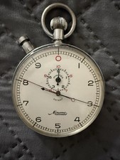 Minerva Rattrapante Stop Watch Swiss Great Condition Working