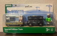 Brio 36083 Special Edition Train 2024 Wooden Black Cargo Wagon Railroad NEW!