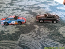 TYCO LIGHTED NISSAN 300ZX SLOT CAR AND OTHER ( BOTH UNTESTED)