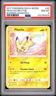 2017 POKEMON SUN & MOON BURNING SHADOWS #40 PIKACHU-REVERSE FOIL PSA 8