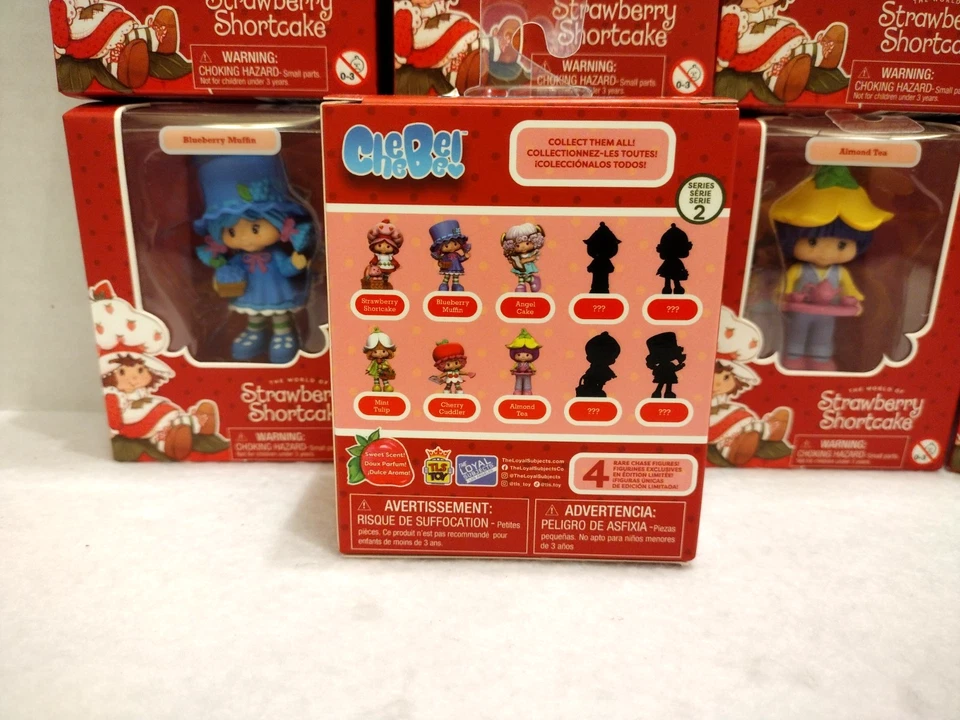 Mini figuras Strawberry Shortcake RARAS Chasers Cheebee serie 2 lote de 8 muñecas Foto 2 de 4