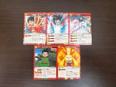 Naruto Mirabat Promo Card Set P NR 01 5 Titles Collection with Damage