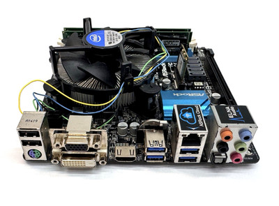 ASRock H97M-ITX/ac Mini-ITX Motherboard, Intel Core i5-4590 3.30GHz, 8GB RAM