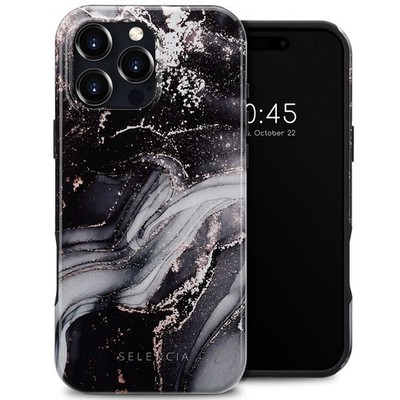 Selencia Vivid Rückabdeckung mit MagSafe Apple iPhone 16 Pro Max - Chic Marble B