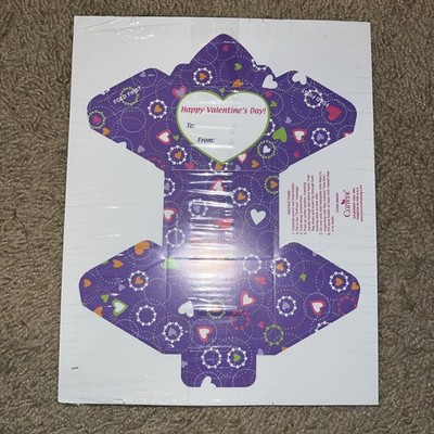 Vintage Current Inc., Valentine s Treat Boxes, Purple, Pack Of 25