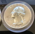 1963 PROOF Silver Quarter - 90% Silver, Free Shipping!