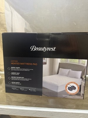  ️ Beautyrest Cotton Heated Mattress Pad   NUEVO (New in Box) Size: Queen 