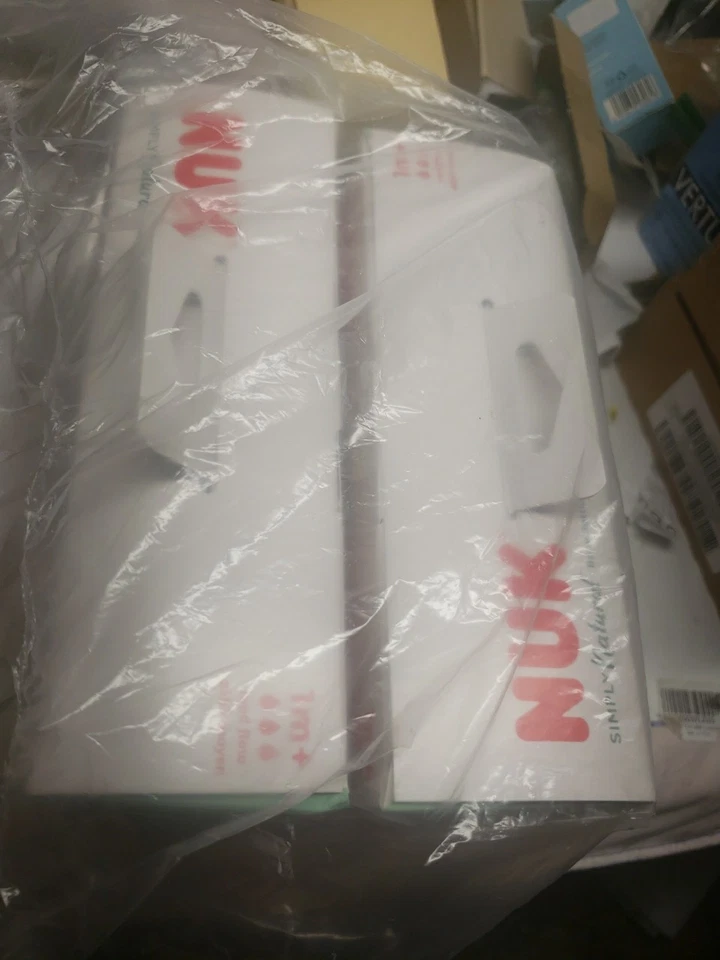 NUK Simply Natural Baby Bottle with SafeTemp, 9 oz, 2. 3 Packs, Clear - Image 2 of 3