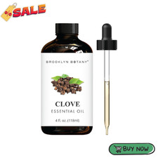 Clove Essential Oil - Huge 4 Fl Oz - 100 Pure and Natural - Premium Grade with