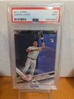2017 Topps Baseball AARON JUDGE Fielding Rookie Card #287 PSA 9 MINT Catching RC