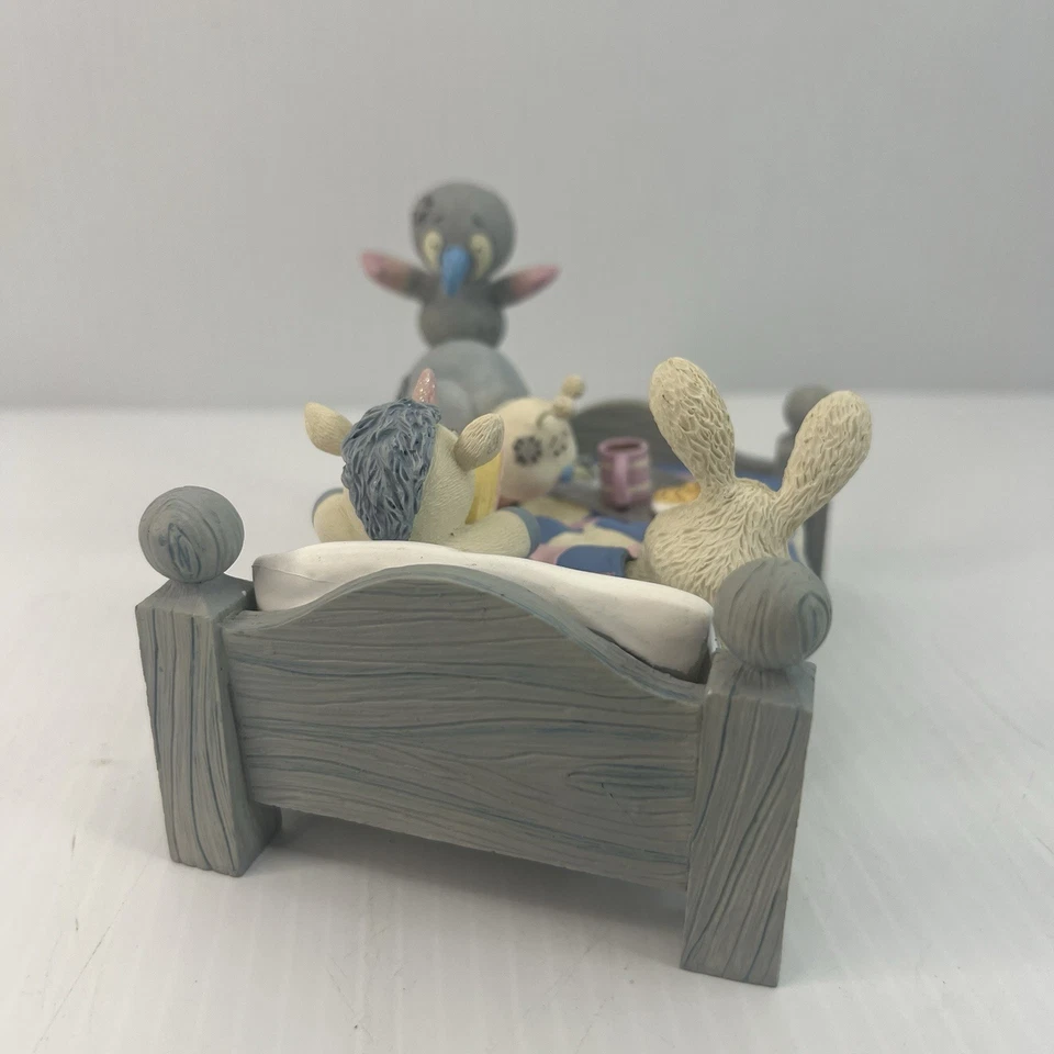 Snuggle Up – My Blue Nose Friends Figurine – Boxed & Rare – Cozy Bed Scene - image 3 of 4